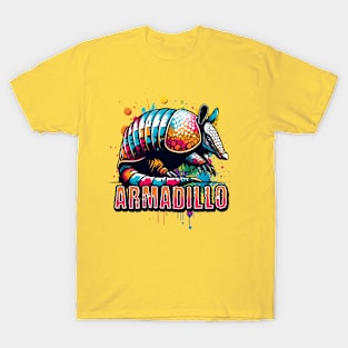 Armadillo Street Art T-Shirt